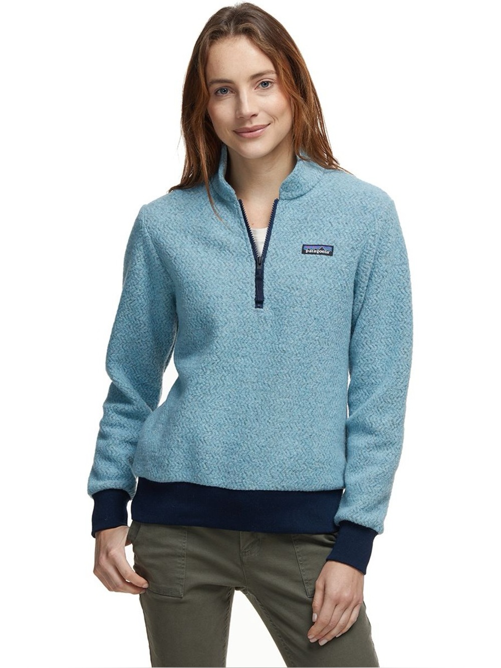Patagonia Women's Woolyester Fleece Pullover size small wool blend